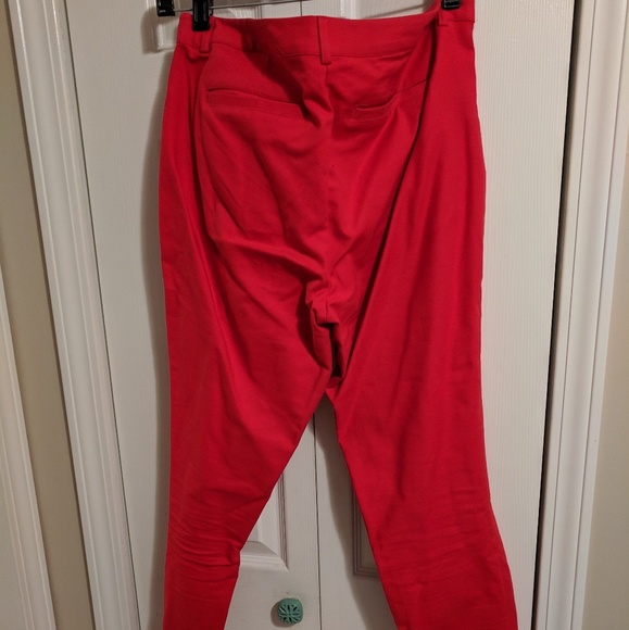 Michael Kors red crop pants - Picture 2 of 4